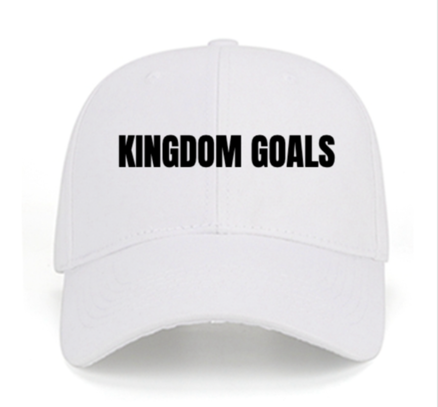 KINGDOM GOALS ADJUSTABLE EMBROIDERED UNISEX CAP